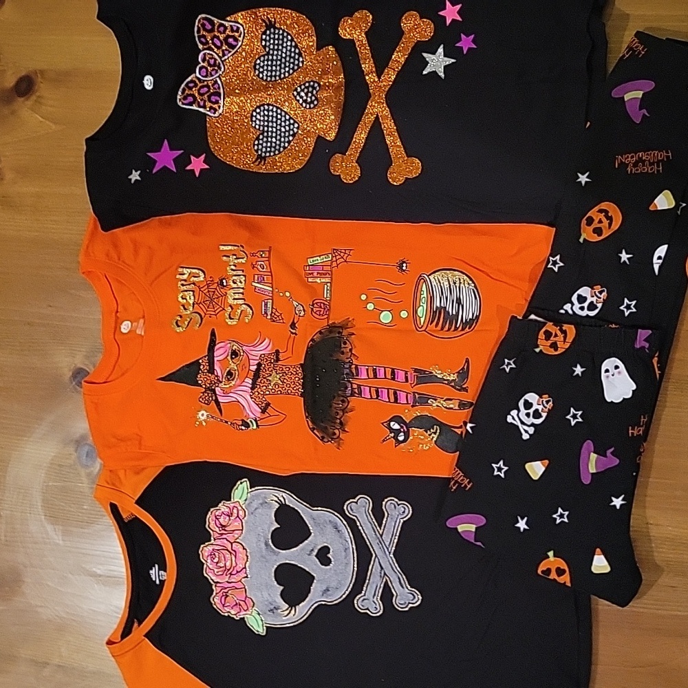 Halloween t-shirt (3) size XL girls